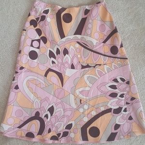 Kate Hill silk blend skirt